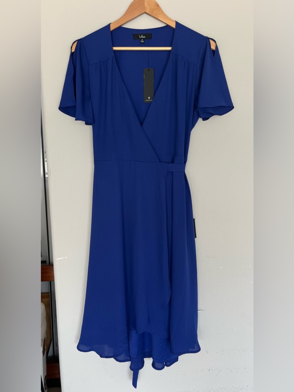 NWT Lulu's Royal Blue Wrap Dress